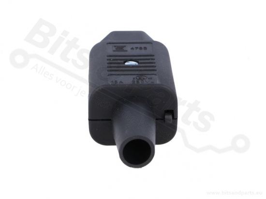 Plug C13 female 230V AC / 10A for mounting on wire